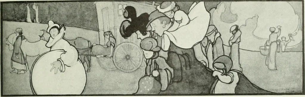 An illustration from Studio international, 1893, leaf 70