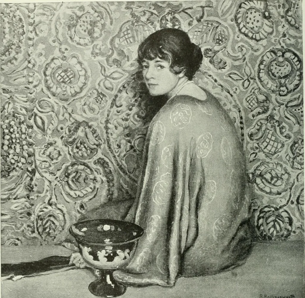 An illustration from Studio international, 1893, leaf 71