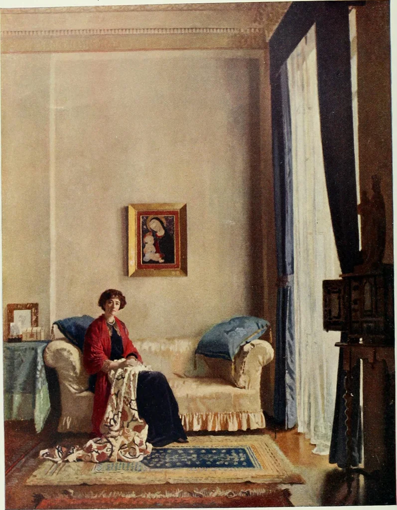 An illustration from Studio international, 1893, leaf 93