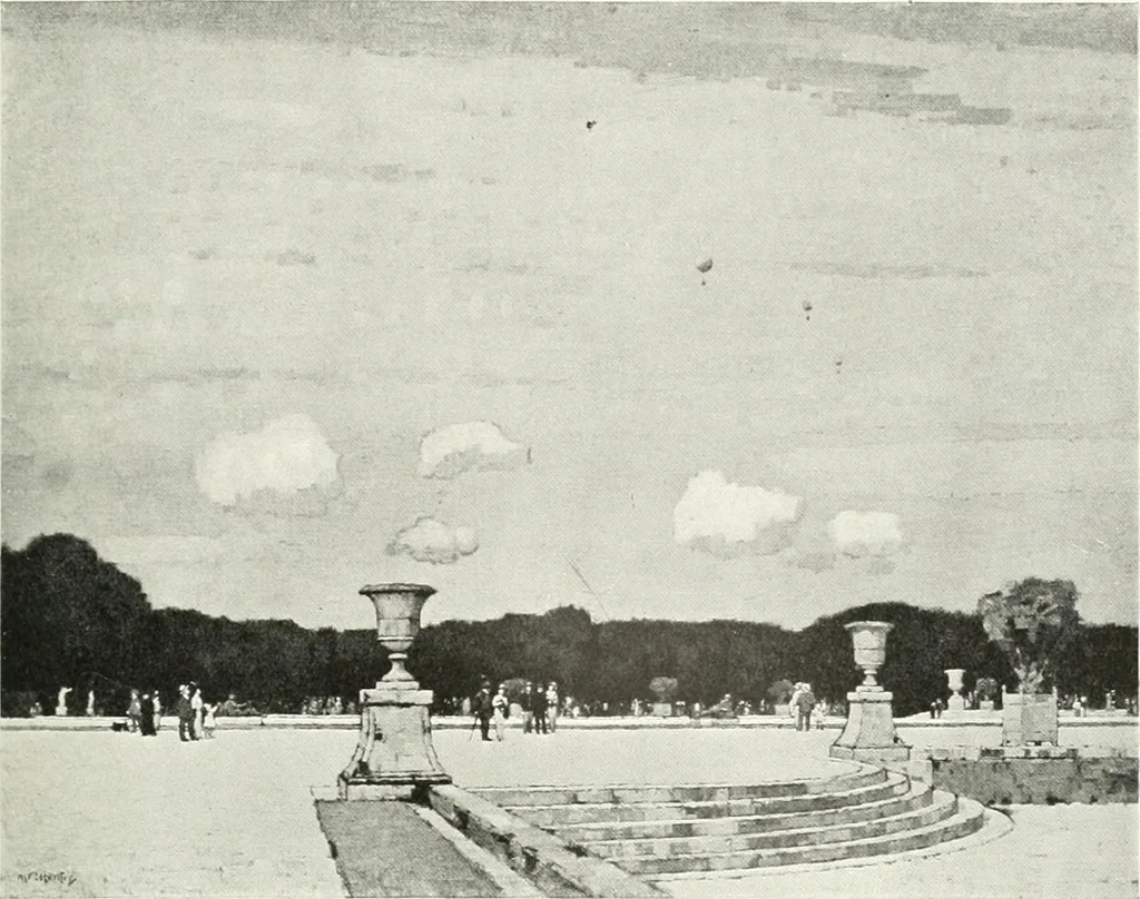 An illustration from Studio international, 1893, leaf 110