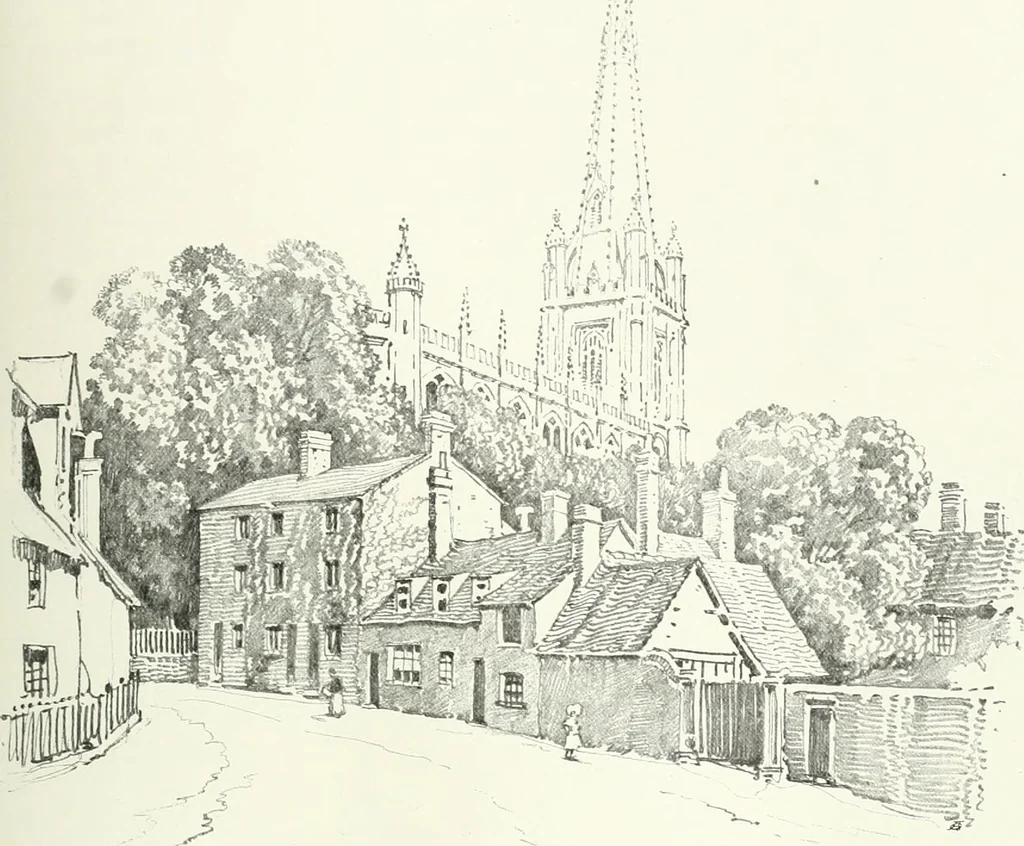 An illustration from Studio international, 1893, leaf 136