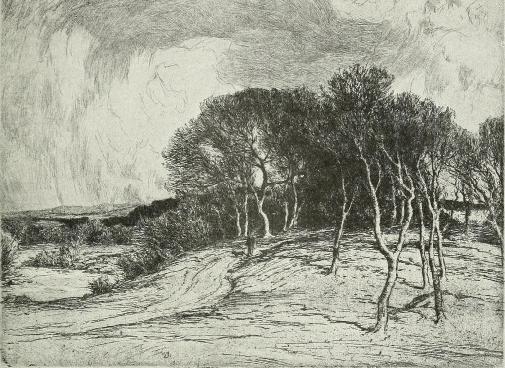 An illustration from Studio international, 1893, leaf 190