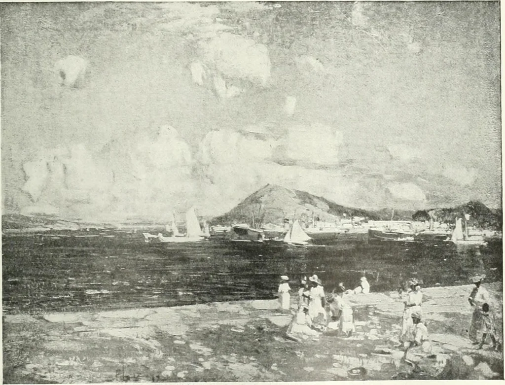 An illustration from Studio international, 1893, leaf 212