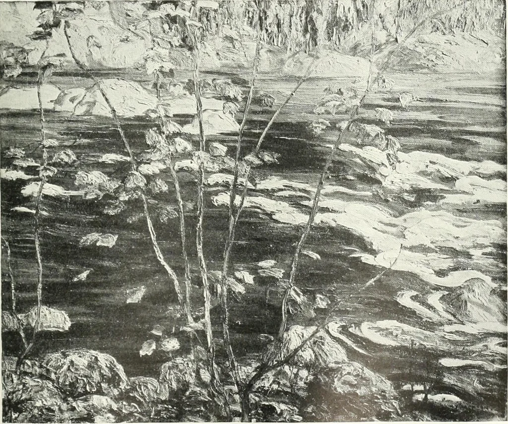 An illustration from Studio international, 1893, leaf 216