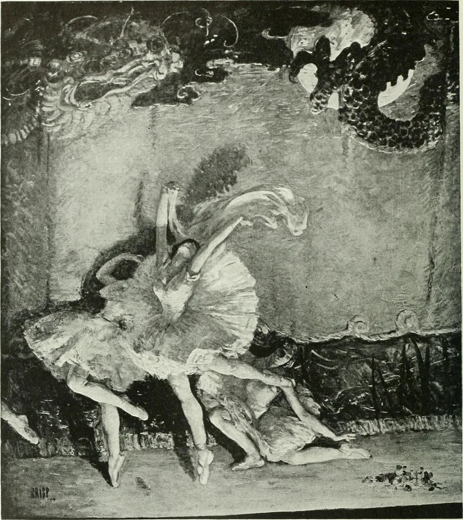 An illustration from Studio international, 1893, leaf 217