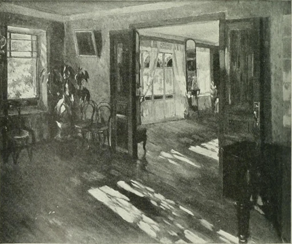 An illustration from Studio international, 1893, leaf 221