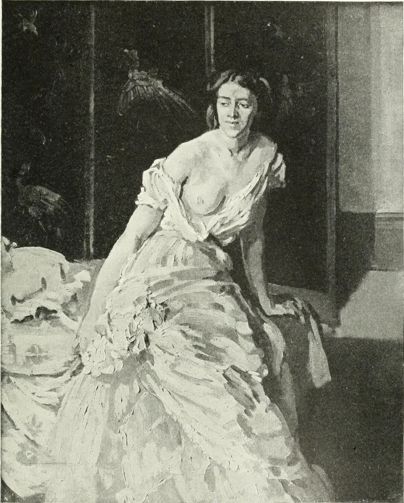An illustration from Studio international, 1893, leaf 242