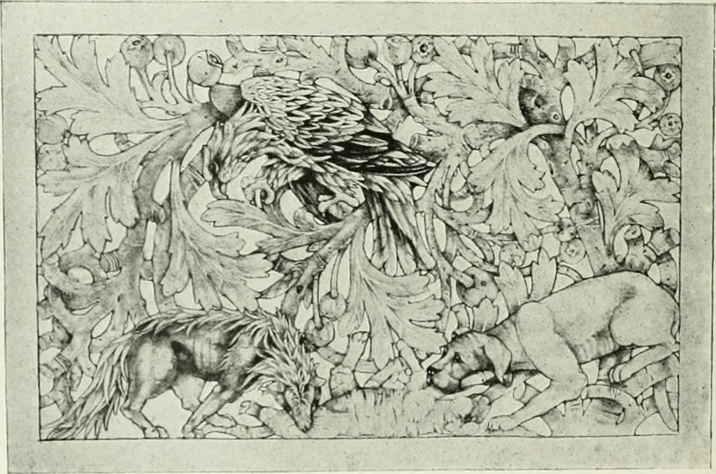 An illustration from Studio international, 1893, leaf 301