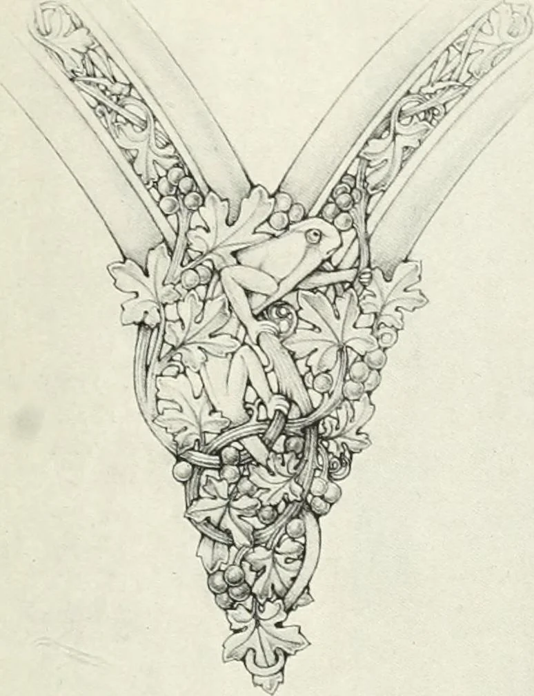 An illustration from Studio international, 1893, leaf 302