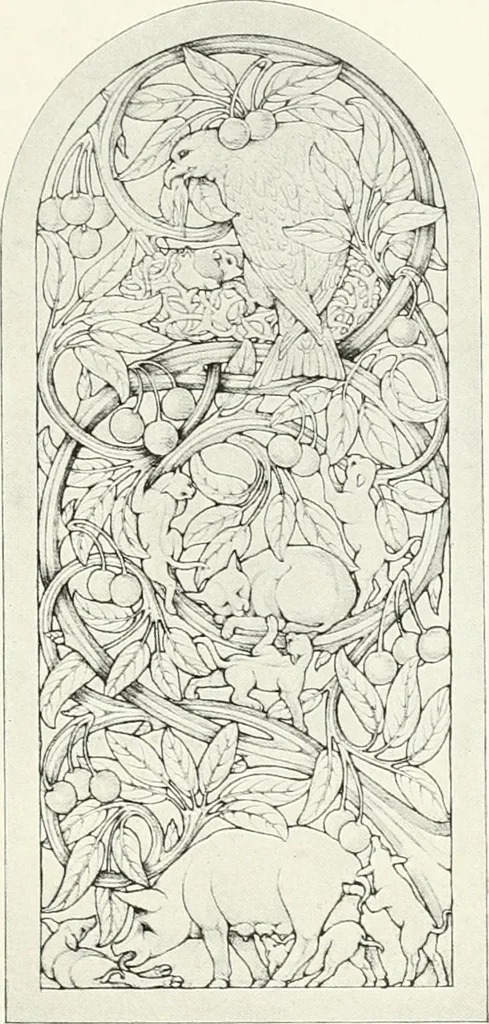 An illustration from Studio international, 1893, leaf 302