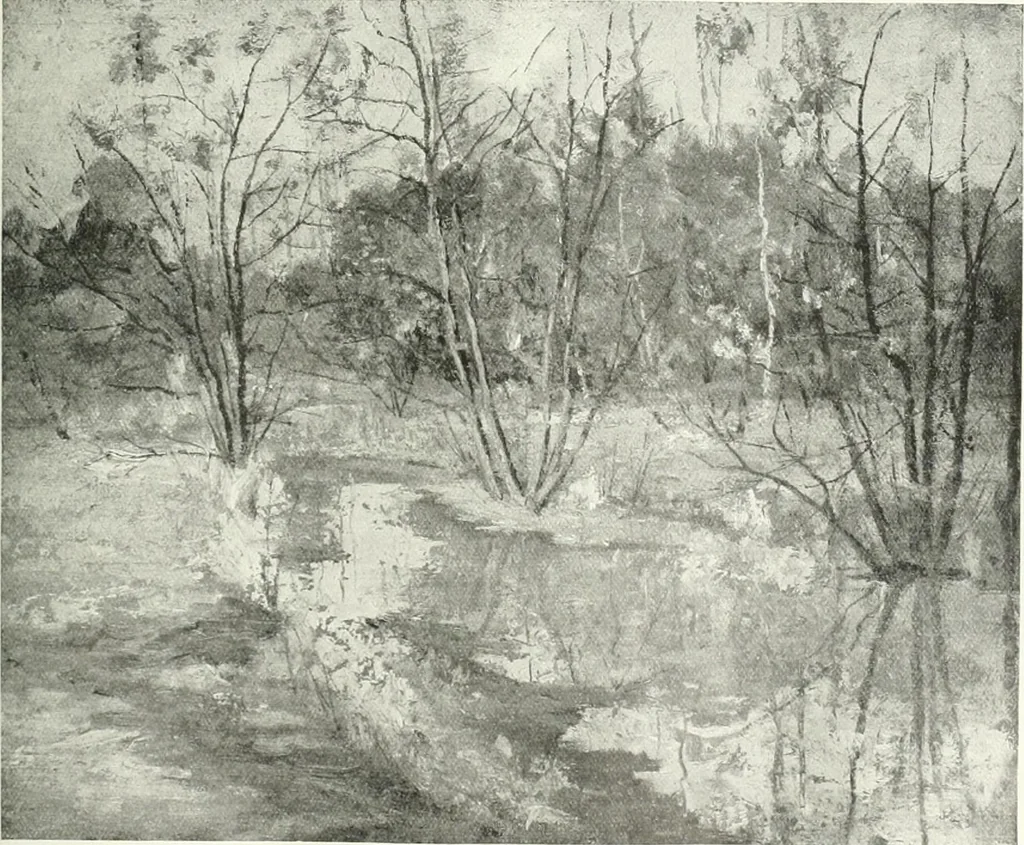 An illustration from Studio international, 1893, leaf 50