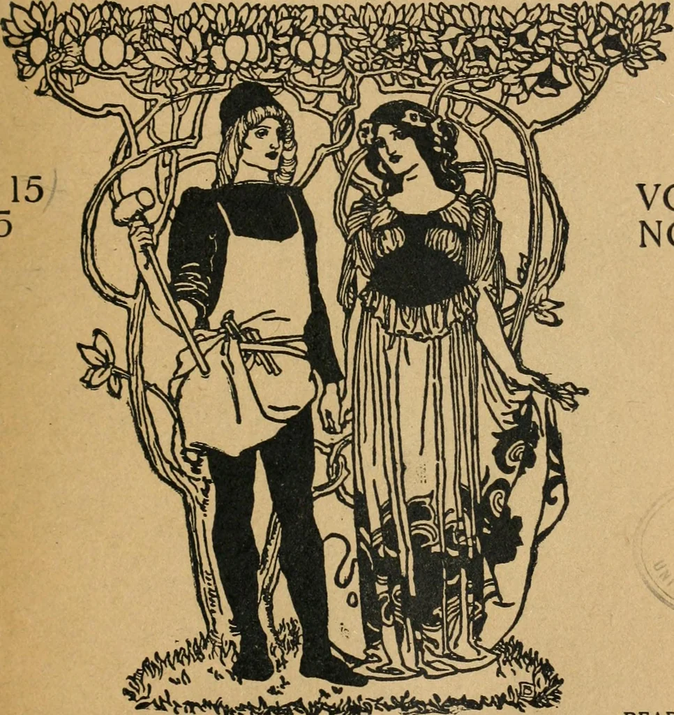 An illustration from Studio international, 1893, leaf 6