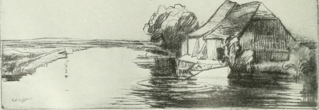 An illustration from Studio international, 1893, leaf 61