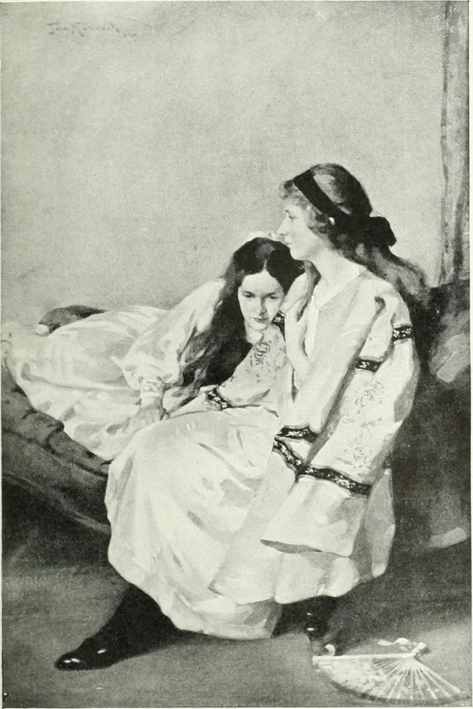 An illustration from Studio international, 1893, leaf 66