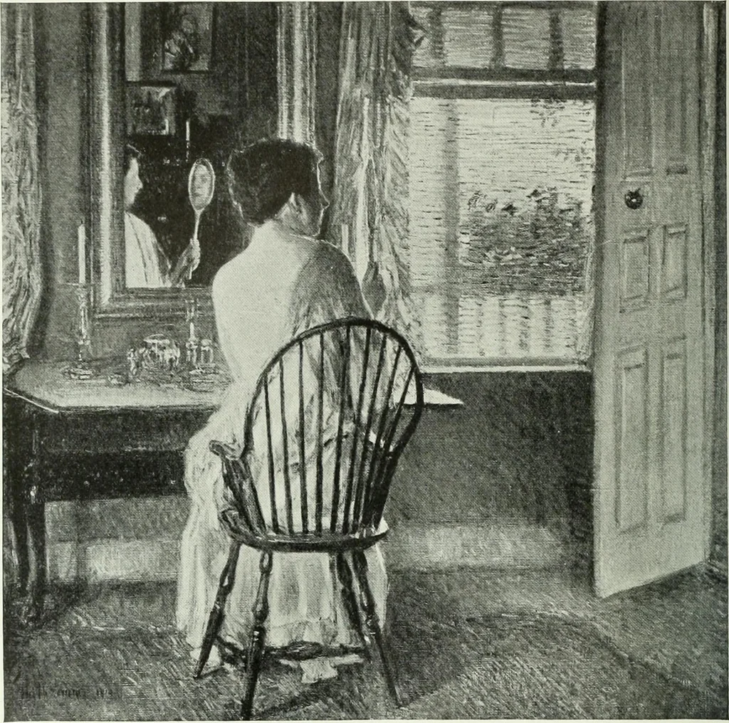 An illustration from Studio international, 1893, leaf 77