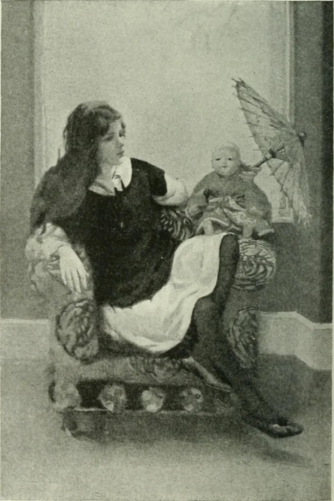 An illustration from Studio international, 1893, leaf 107