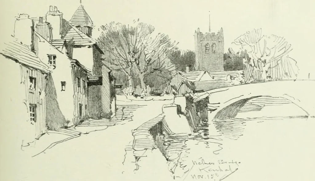 An illustration from Studio international, 1893, leaf 112
