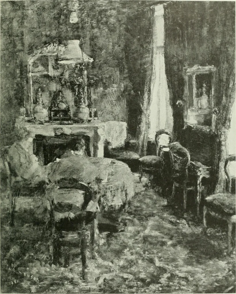 An illustration from Studio international, 1893, leaf 124