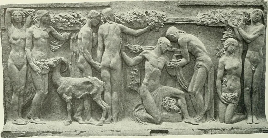 An illustration from Studio international, 1893, leaf 145