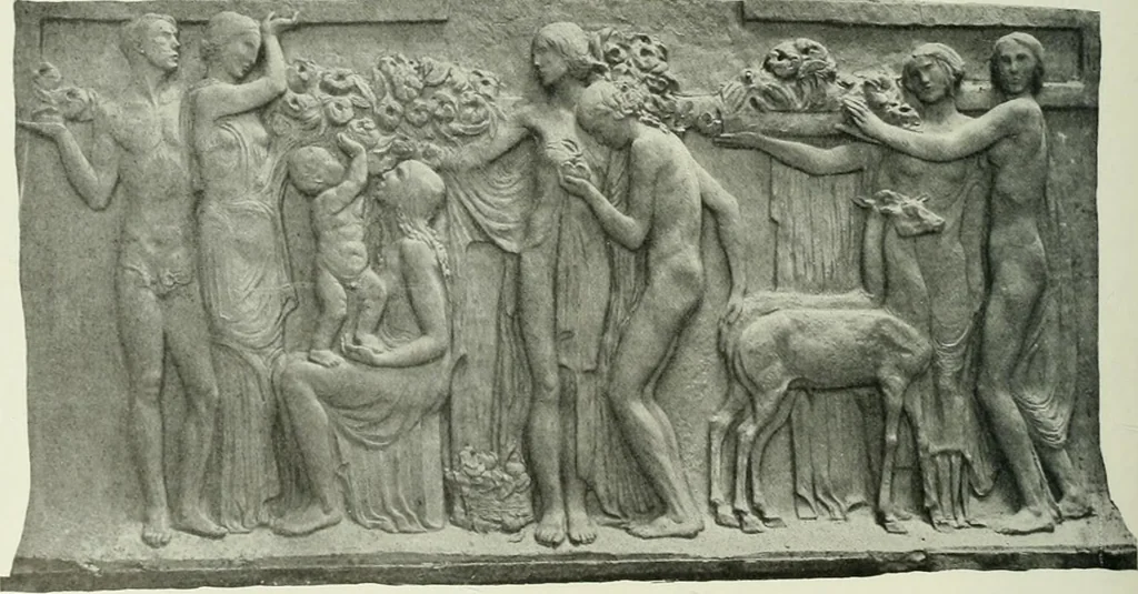 An illustration from Studio international, 1893, leaf 145