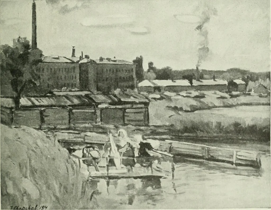 An illustration from Studio international, 1893, leaf 148