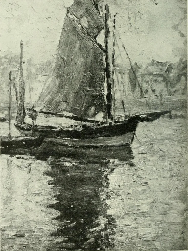 An illustration from Studio international, 1893, leaf 215