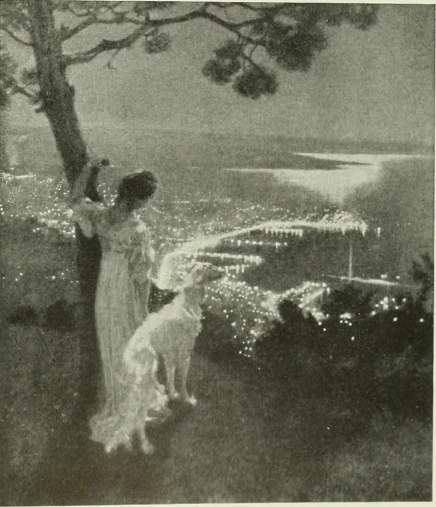 An illustration from Studio international, 1893, leaf 218