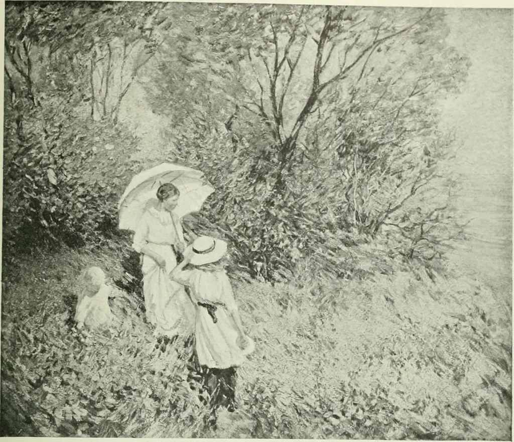 An illustration from Studio international, 1893, leaf 220