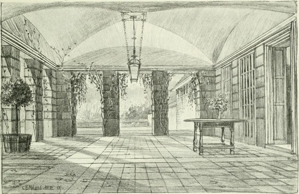 An illustration from Studio international, 1893, leaf 242