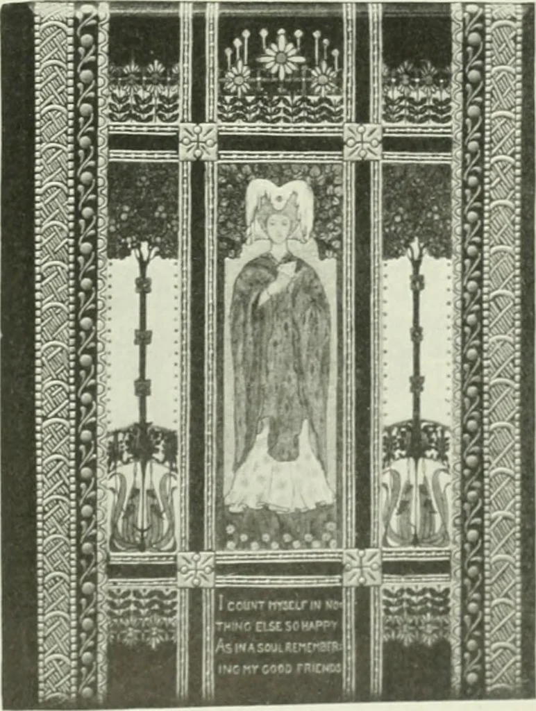 An illustration from Studio international, 1893, leaf 258