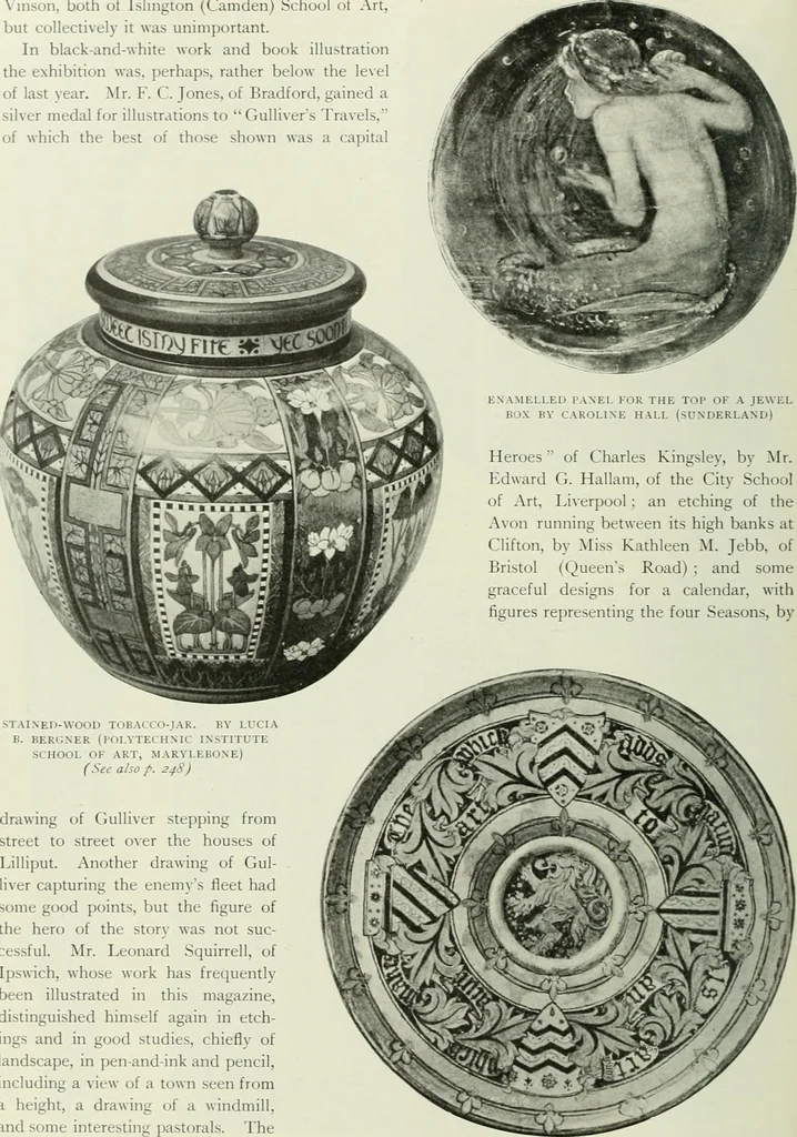 An illustration from Studio international, 1893, leaf 259