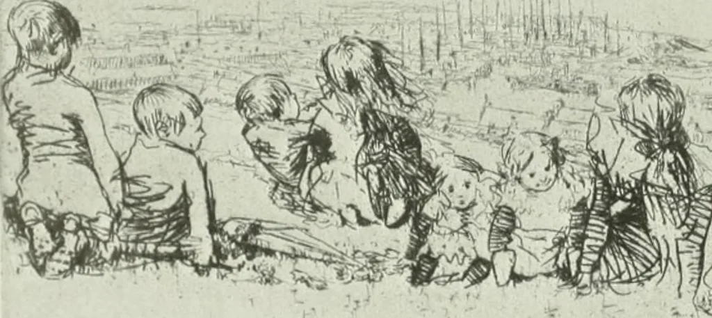 An illustration from Studio international, 1893, leaf 28