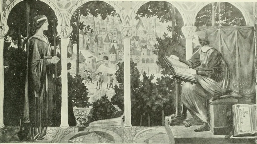 An illustration from Studio international, 1893, leaf 294