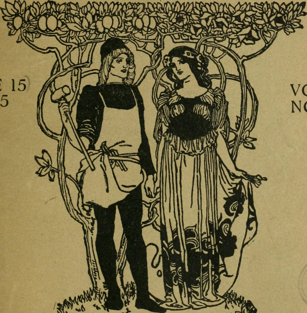 An illustration from Studio international, 1893, leaf 6