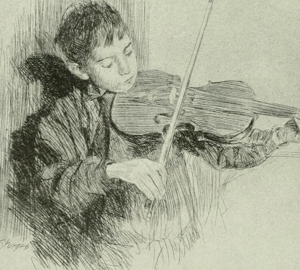 An illustration from Studio international, 1893, leaf 77