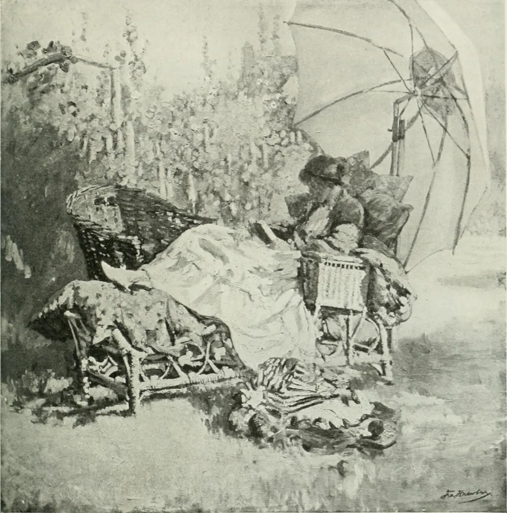 An illustration from Studio international, 1893, leaf 108
