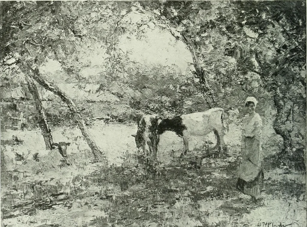 An illustration from Studio international, 1893, leaf 109