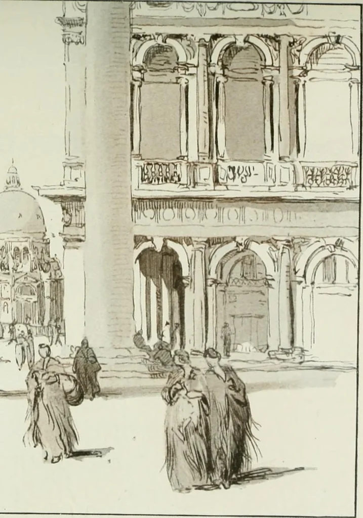 An illustration from Studio international, 1893, leaf 120