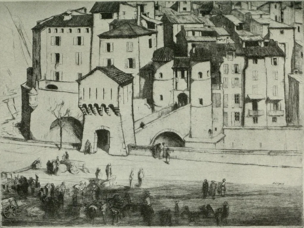 An illustration from Studio international, 1893, leaf 134