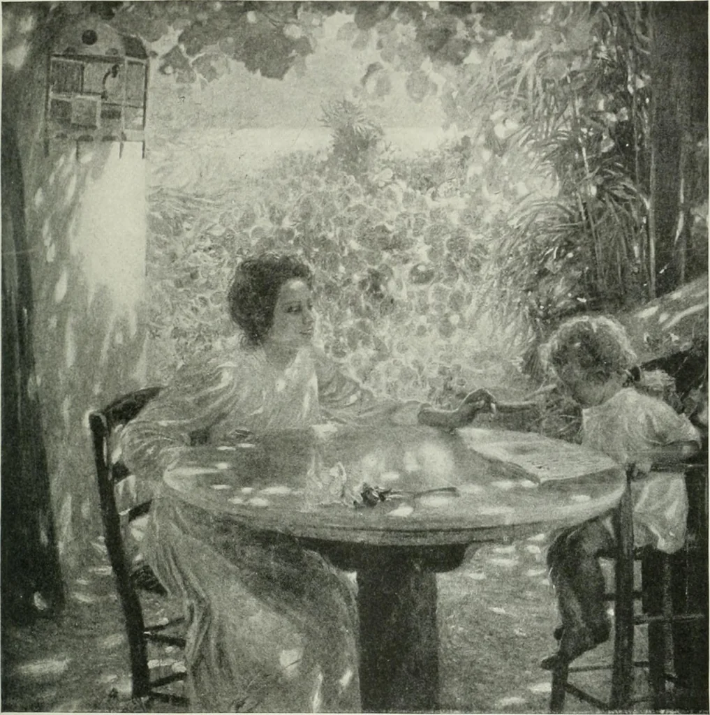 An illustration from Studio international, 1893, leaf 148