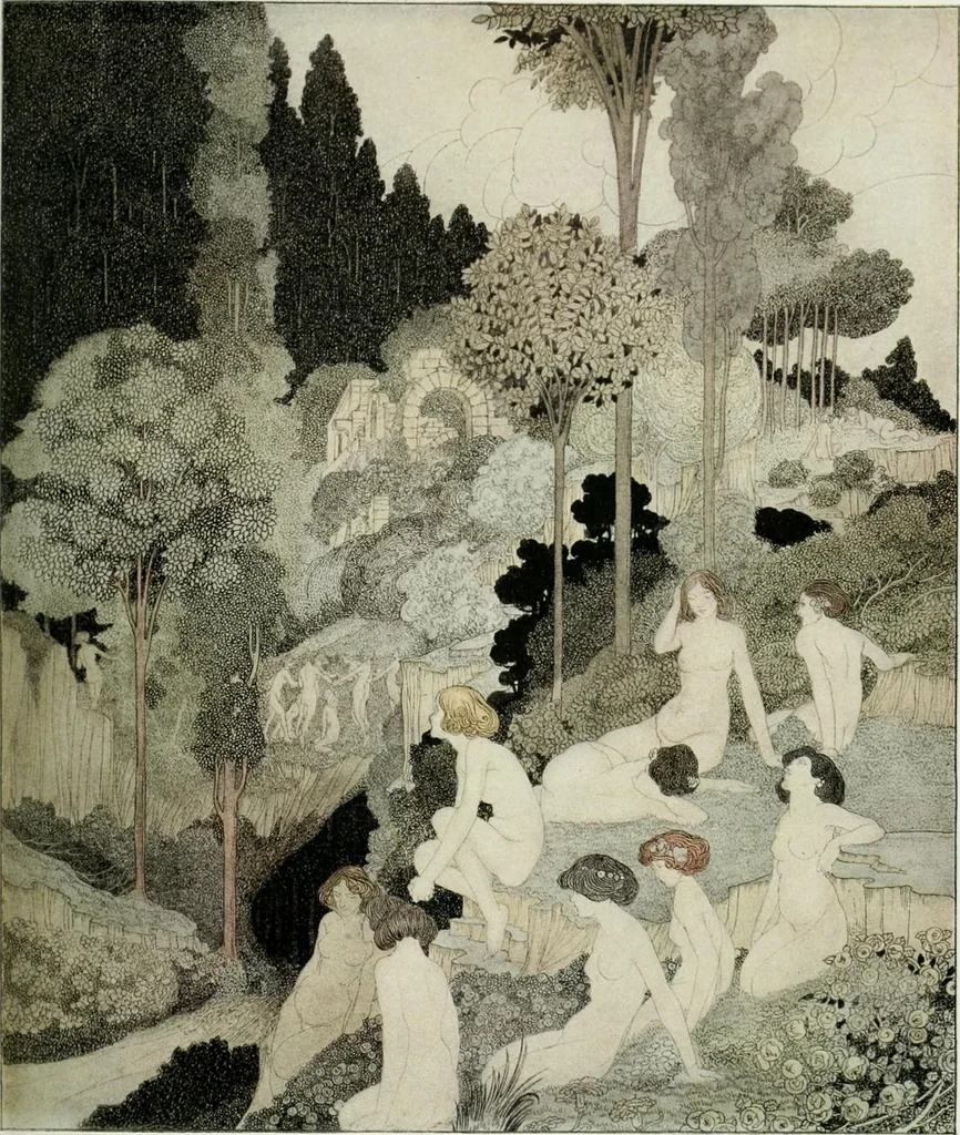 An illustration from Studio international, 1893, leaf 184