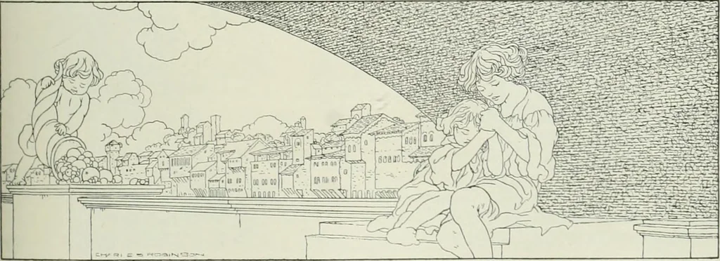 An illustration from Studio international, 1893, leaf 190