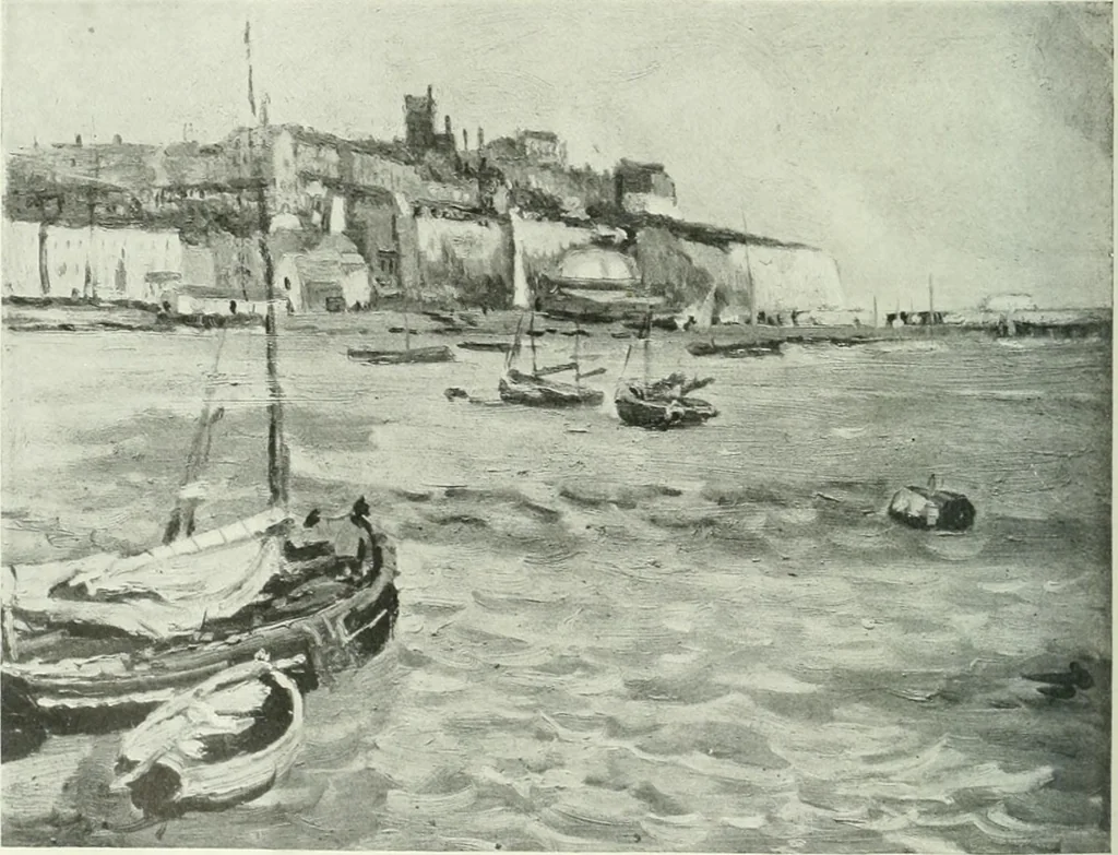 An illustration from Studio international, 1893, leaf 205