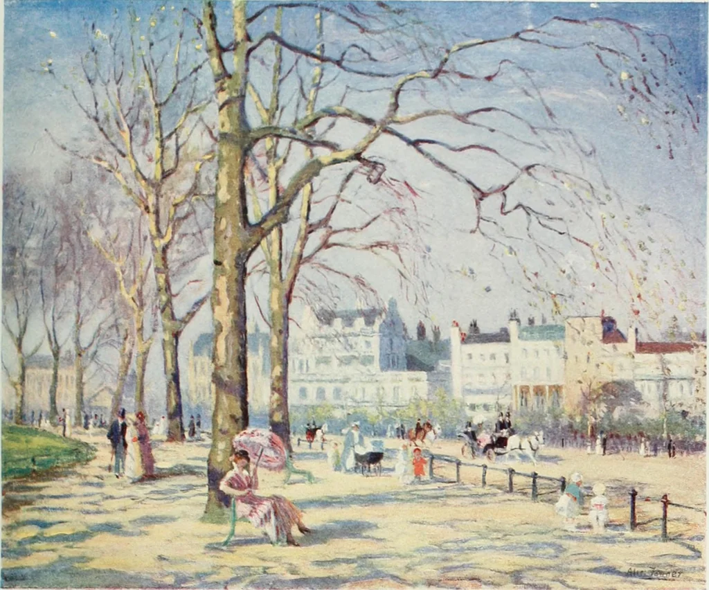 An illustration from Studio international, 1893, leaf 206