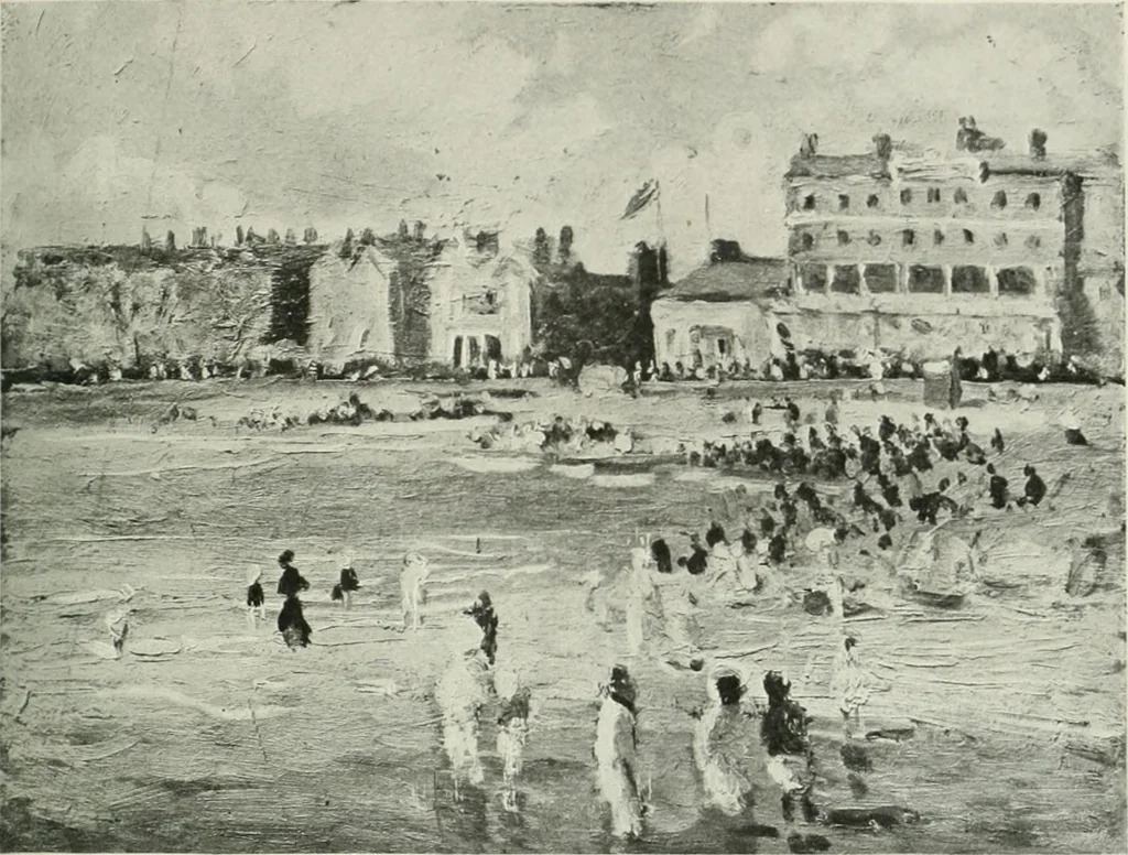 An illustration from Studio international, 1893, leaf 208