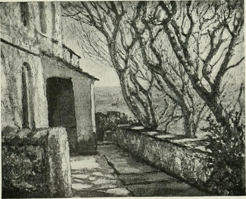 An illustration from Studio international, 1893, leaf 210