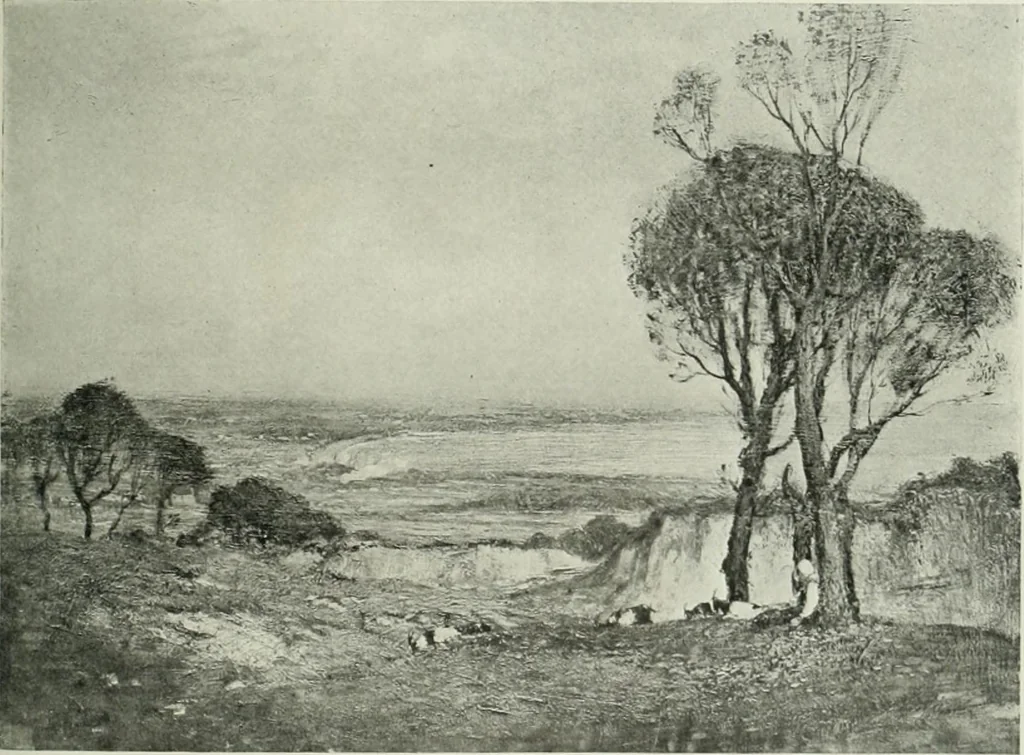An illustration from Studio international, 1893, leaf 220