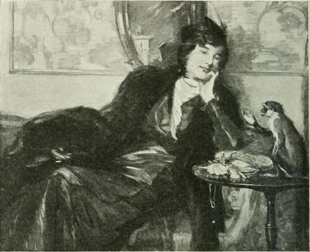 An illustration from Studio international, 1893, leaf 221