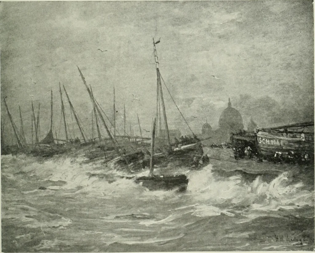An illustration from Studio international, 1893, leaf 222