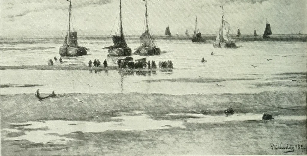 An illustration from Studio international, 1893, leaf 223